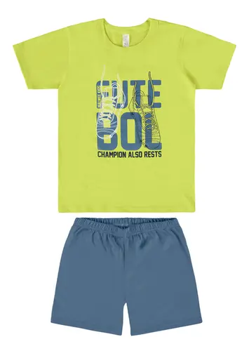Pijama Infantil Menino Curto Malwee 1000122845