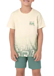 Pijama Infantil Menino Curto Malwee 1000122845