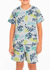 Pijama Infantil Menino Curto Malwee 1000122848