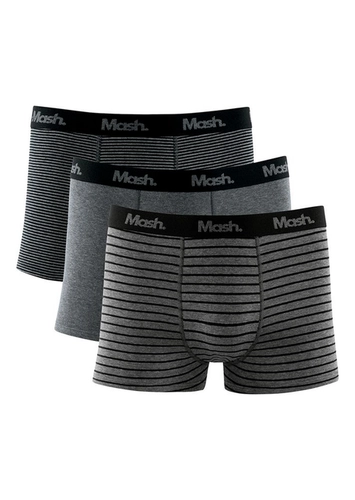 Kit com 3 Cuecas Boxer Mash 110.38