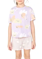 Pijama Infantil Menina Curto Hering 56l5