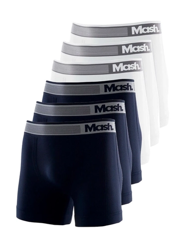 Kit com 6 Cuecas Boxer Mash 710.01
