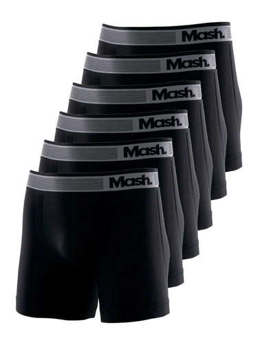 Kit com 6 Cuecas Boxer Mash 710.01