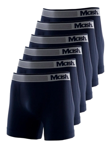 Kit com 6 Cuecas Boxer Mash 710.01