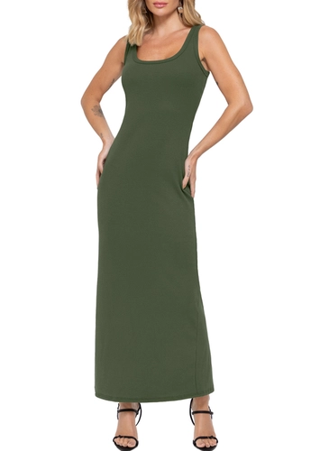 Vestido Longo Justo Enfim 1000125329