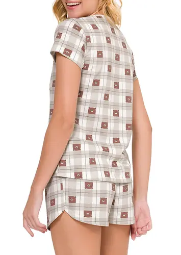 Pijama Feminino Curto Espaço Pijama 4010141