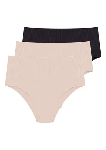 Kit com 3 Calcinhas Alta Hope 33110