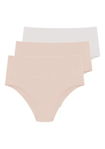 Kit com 3 Calcinhas Alta Hope 33110