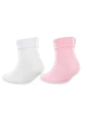 Kit 2 Pares de Meias Bebê Cano Médio Lupo 2035-088