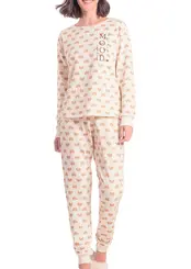 Pijama Feminino Longo Espaço Pijama 4010092