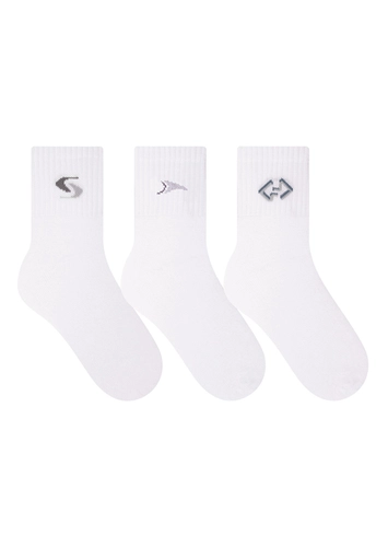 Kit 3 Pares de Meias Esportivas Cano Curto Selene 4355-001