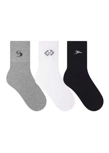 Kit 3 Pares de Meias Esportivas Cano Curto Selene 4355-001
