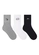Kit 3 Pares de Meias Esportivas Cano Curto Selene 4355-001