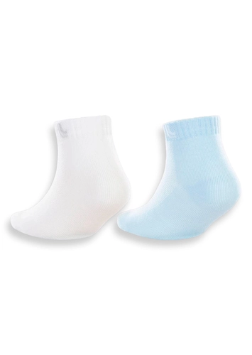 Kit 2 Pares de Meias Bebê Cano Médio Lupo 2025-088