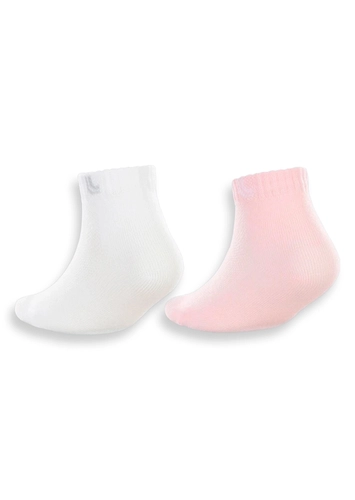 Kit 2 Pares de Meias Bebê Cano Médio Lupo 2025-088
