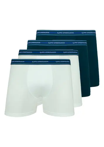 Kit com 4 Cuecas Boxer Lupo 523-088