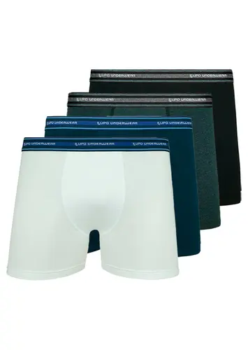 Kit com 4 Cuecas Boxer Lupo 523-088