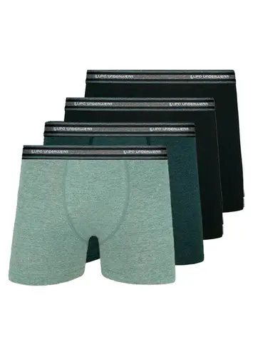Kit com 4 Cuecas Boxer Lupo 523-088