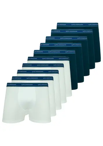 Kit com 10 Cuecas Boxer Lupo 523-088