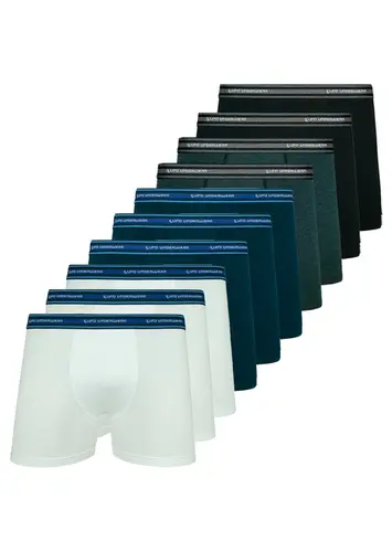 Kit com 10 Cuecas Boxer Lupo 523-088