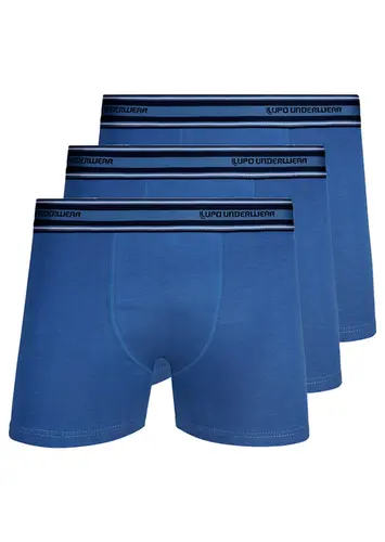 Kit com 3 Cuecas Boxer Lupo 523-003