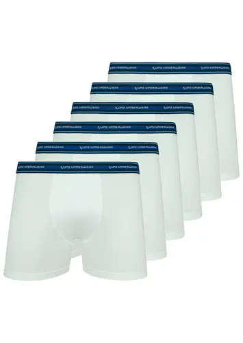 Kit com 6 Cuecas Boxer Lupo 523-003