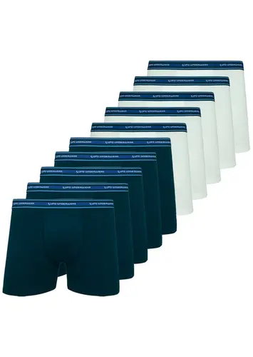 Kit com 10 Cuecas Boxer Lupo 523-003