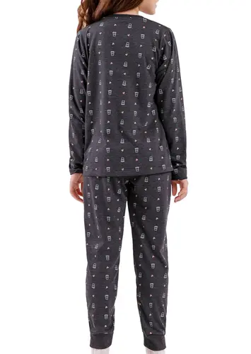Pijama Infantil Menina Longo Cor com Amor 2050076
