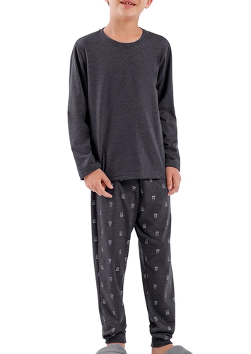 Pijama Infantil Menino Longo Cor com Amor 2060034