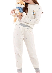 Pijama Infantil Menina Longo Cor com Amor 2050077