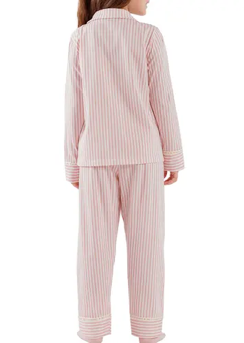Pijama Infantil Menina Longo com Abertura Cor com Amor 2050097