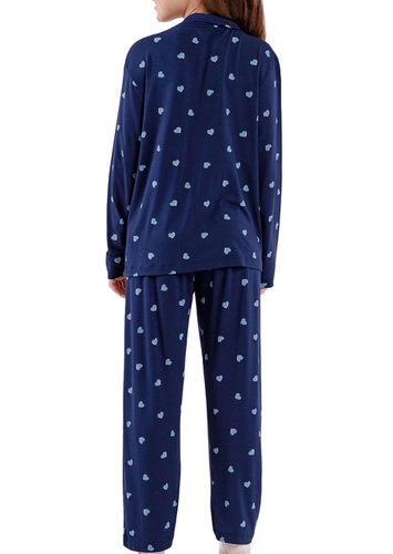 Pijama Infantil Menina Longo com Abertura Cor com Amor 2050100