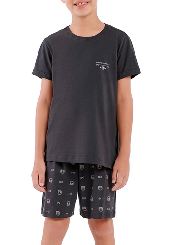 Pijama Infantil Menino Curto Cor com Amor 2060038
