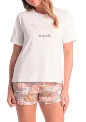 Pijama Feminino Curto Espaço Pijama 4010343