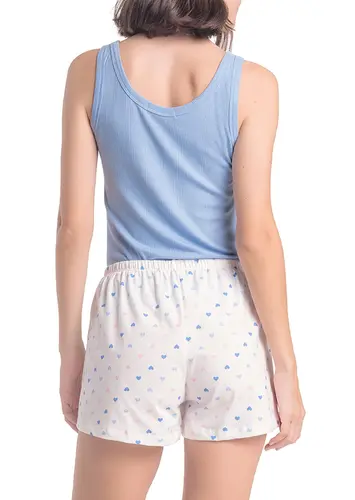 Pijama Feminino Curto Espaço Pijama 4010320