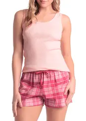 Pijama Feminino Curto Espaço Pijama 4010353