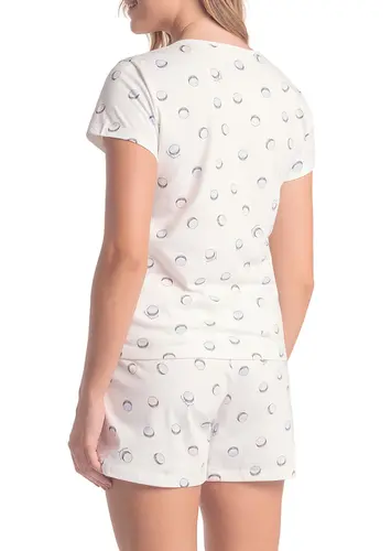 Pijama Feminino Curto Espaço Pijama 4010339