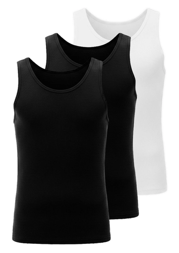 Kit com 3 Camisetas Regata Masculina Hering 015m