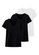Kit com 3 Camisetas Feminina Hering 02tq