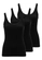 Kit com 3 Blusas Feminina Regata Hering N1te