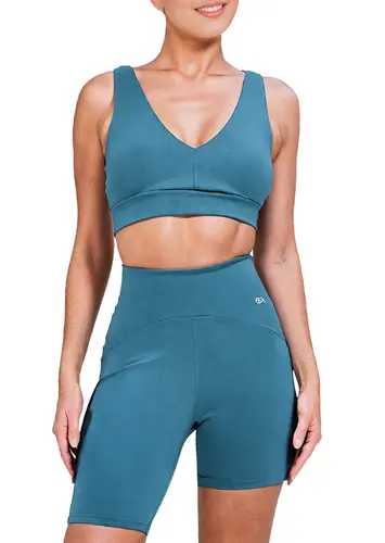 Look Top Feminino Nadador Enfim 1000126975 + Bermuda Feminina Enfim 1000126997