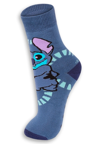 Meia Infantil Antiderrapante Stitch Lupo 2944-001