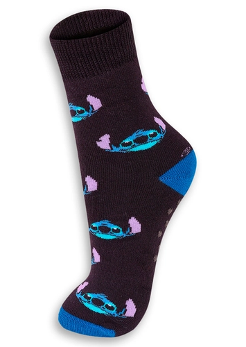Meia Infantil Antiderrapante Stitch Lupo 2944-001