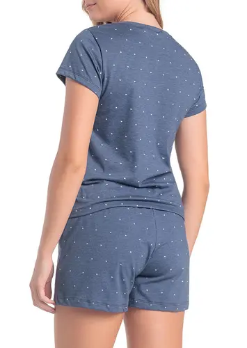 Pijama Feminino Curto Espaço Pijama 4010316