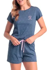 Pijama Feminino Curto Espaço Pijama 4010316