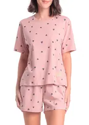 Pijama Feminino Curto Espaço Pijama 4010347