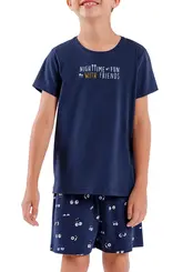 Pijama Infantil Menino Curto Cor com Amor 2060046