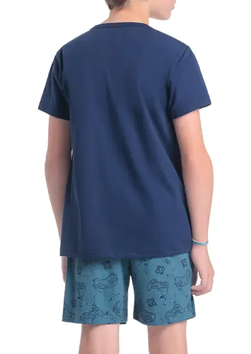 Pijama Infantil Menino Curto Espaço Pijama 4060014