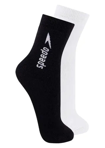 Kit com 2 Pares de Meias Esportiva Cano Médio Speedo 8032