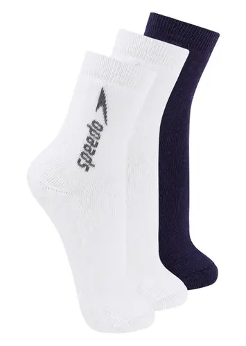 Kit com 3 Pares de Meias Esportiva Cano Médio Speedo 8032